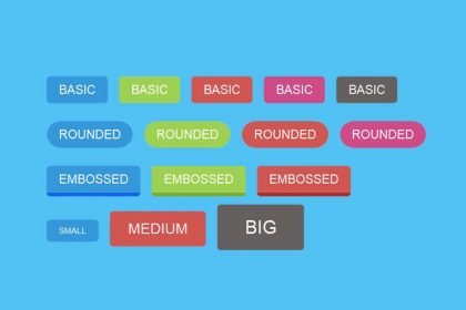 ساخت دکمه های html توسط CSS برای سایت